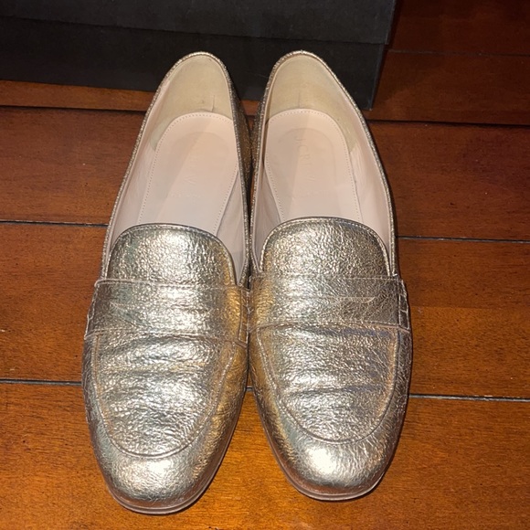 J Crew GOLD Loafers - Picture 3 of 13